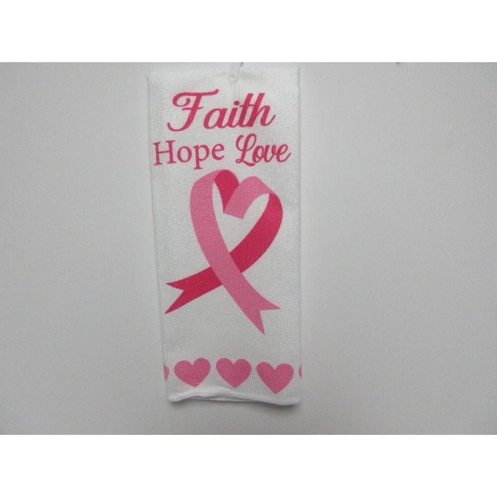 Breast Cancer Awareness Kitchen Towel Set of 2 Soft Dish Hand Drying Towels